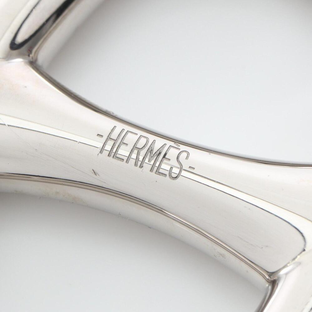 HERMES Authentic Silver Scarf - Picture 3 of 5